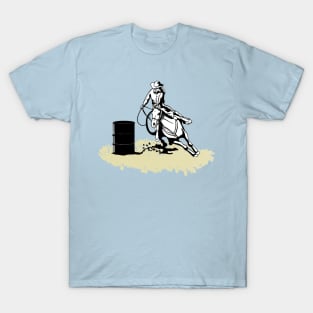 Rodeo Cowgirl Barrel Racer Gift T-Shirt